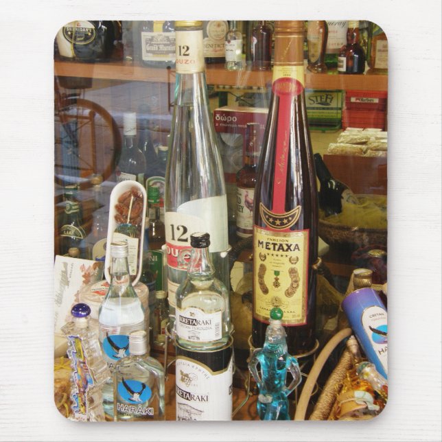 Tapis De Souris Alcool d'ouzo et de metaxa (Devant)