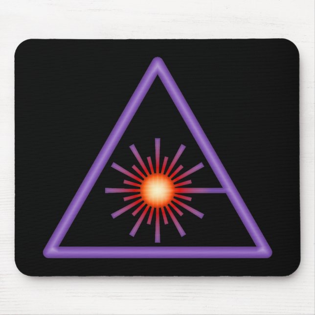 Tapis De Souris Alerte laser Mousepad (Devant)