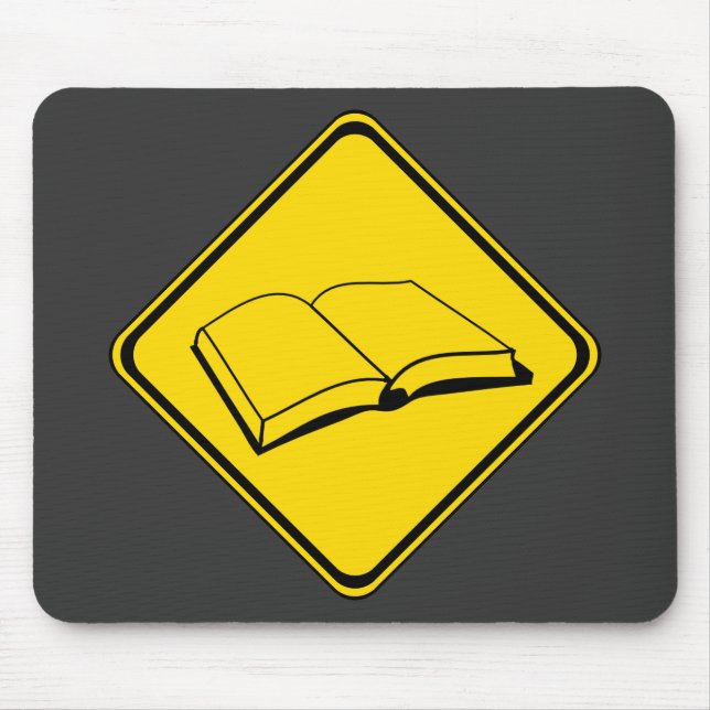 Tapis De Souris Alerte : Livres à l'avance ! (Devant)