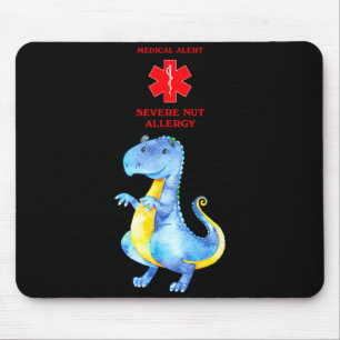 Tapis De Souris Alerte médicale : sensibilisation aux allergies gr