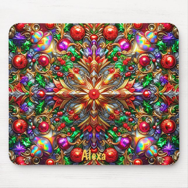 TAPIS DE SOURIS ALEXA ~ NOËL GRACE ~ (Devant)