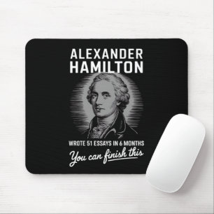 Tapis De Souris Alexander Hamilton A Écrit 51 Essais En 6 Mois