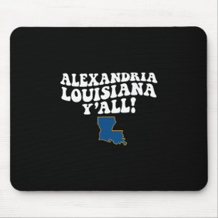 Tapis De Souris Alexandria Louisiane Y'all La Accent du Sud Vaca