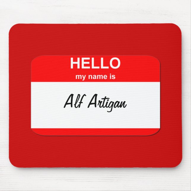 Tapis De Souris Alf Artigan (Devant)