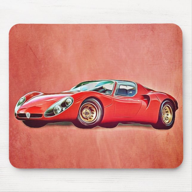 Tapis De Souris Alfa Romeo 33 Stradale 1967 (Devant)