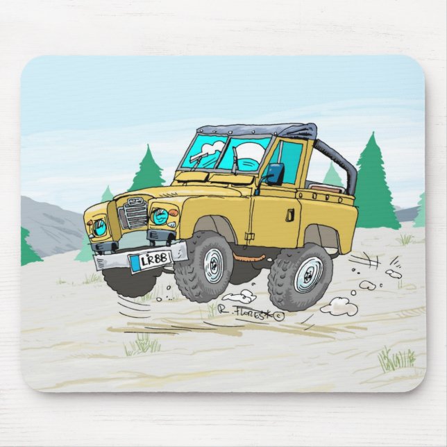 Tapis De Souris AlfombrillaLandRover88zazzle (Devant)