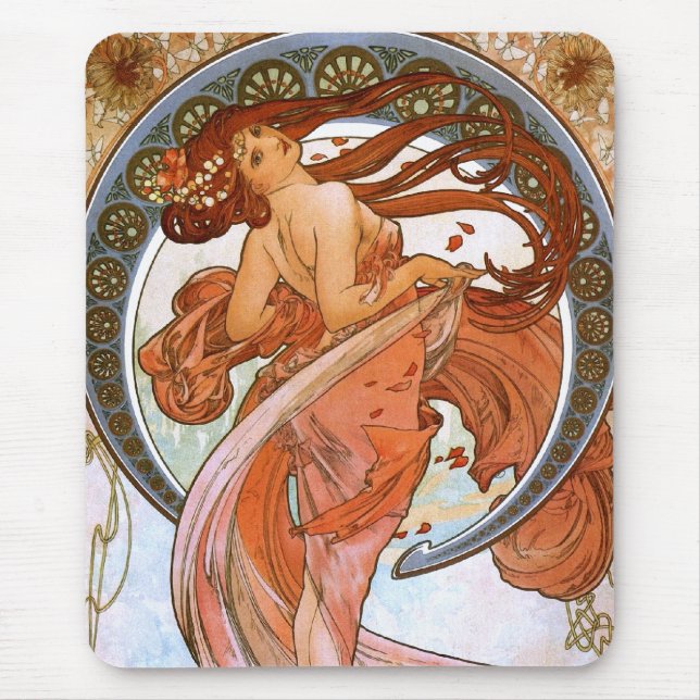 Tapis De Souris Alfons Mucha : Danse (Devant)