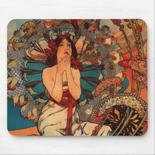 Tapis De Souris Alfons Mucha Monaco Monte Carlo