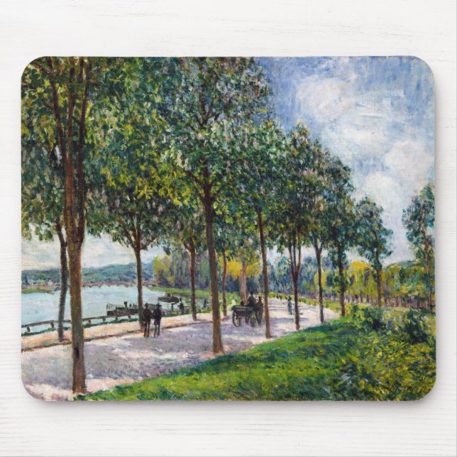 Tapis De Souris Alfred Sisley - Allée des châtaigniers (Devant)