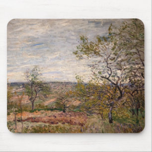 Tapis De Souris Alfred Sisley - Jour de vent à Veneux