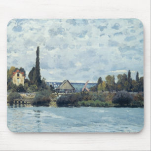 Tapis De Souris Alfred Sisley   la Seine chez Bougival