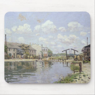 Tapis De Souris Alfred Sisley le canal St Martin, Paris