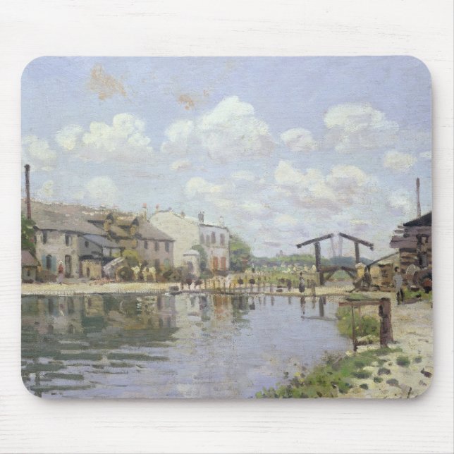 Tapis De Souris Alfred Sisley | le canal St Martin, Paris (Devant)