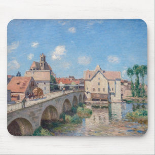 Tapis De Souris Alfred Sisley - Le Pont de Moret