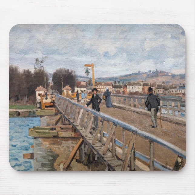 Tapis De Souris Alfred Sisley - Passerelle d'Argenteuil (Devant)