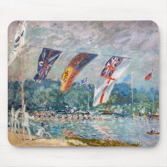 Tapis De Souris Alfred Sisley - Régate à Molesey (Devant)