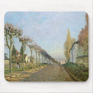 Tapis De Souris Alfred Sisley   Rue de la Machine, Louveciennes