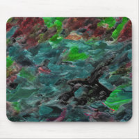 Algas ou corais do mar com efeito onda