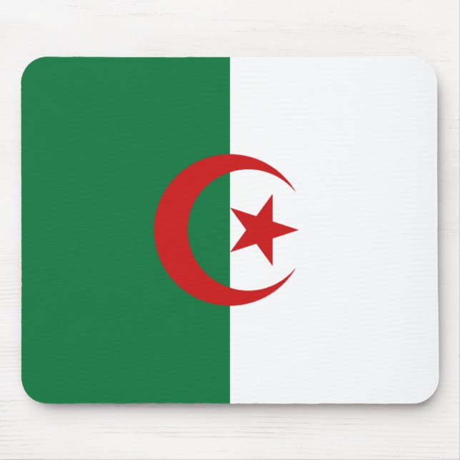 Tapis De Souris Algeria Flag Mousepad (Devant)