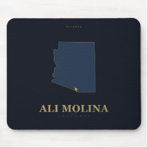 Tapis De Souris Ali Molina Localisateur Géographique d'Arizona