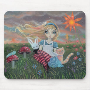 Tapis De Souris Alice au pays des merveilles Imaginaire Art Mousep