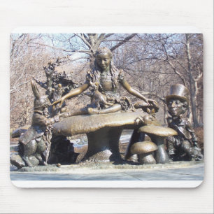 Tapis De Souris Alice dans le Central Park du pays des merveilles