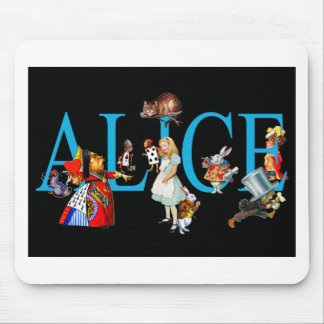 TAPIS DE SOURIS ALICE ET AMIS AU WONDERLAND