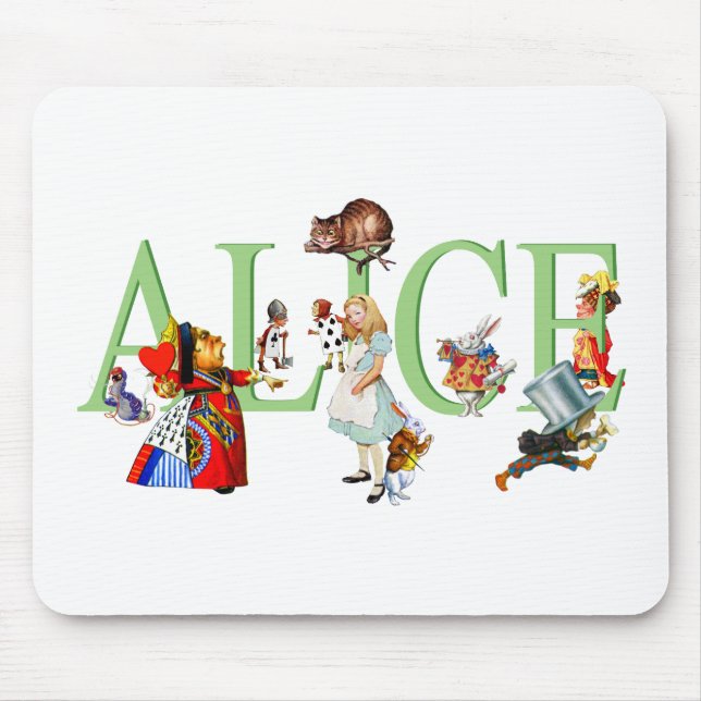 TAPIS DE SOURIS ALICE IN WONDERLAND & AMIS (Devant)