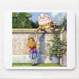 Tapis De Souris Alice rencontre Humpty Dumpty au pays des