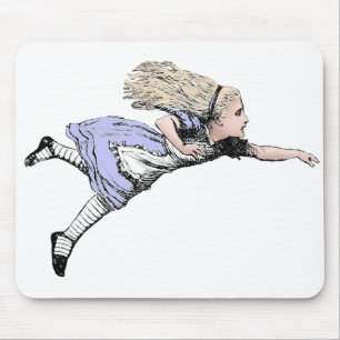 Tapis De Souris Alice volante au pays des merveilles