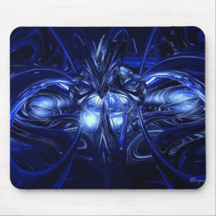 Tapis De Souris Alien dans le bleu