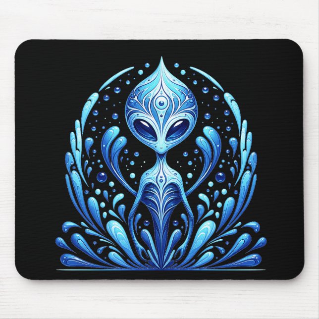 Tapis De Souris Alien de l'eau (Devant)