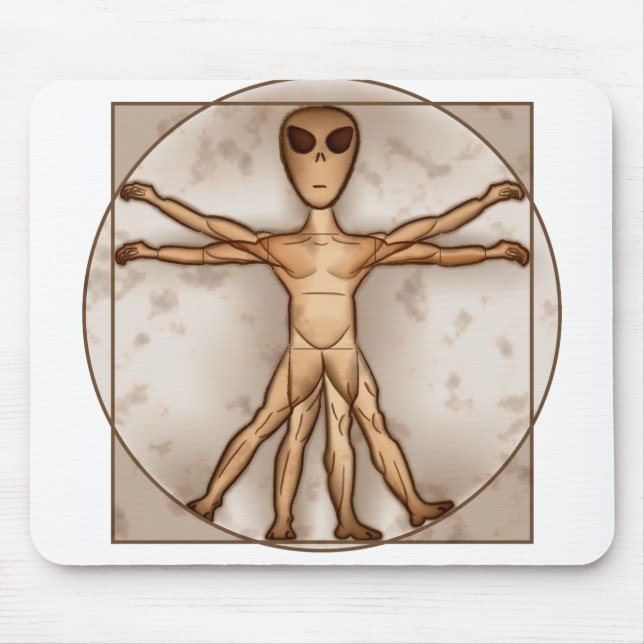 Tapis De Souris Alien de Vitruvian (Devant)