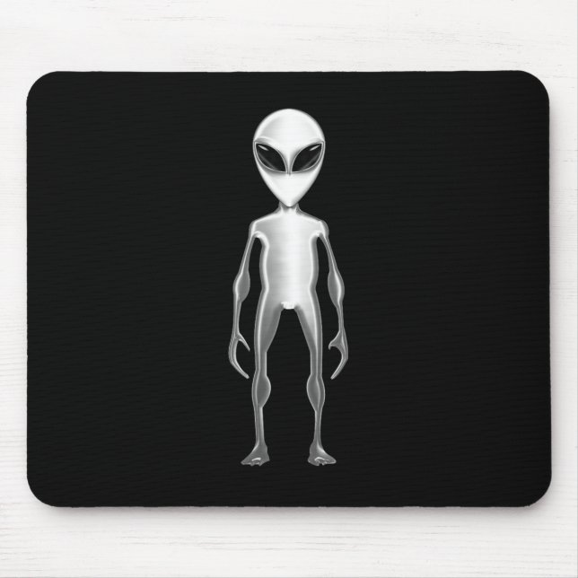 Tapis De Souris Alien gris (Devant)