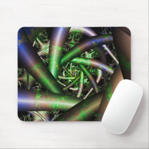 Tapis De Souris Alien Multicolor Fractal Art