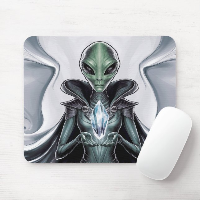 Tapis De Souris Alien spirituel (Avec souris)