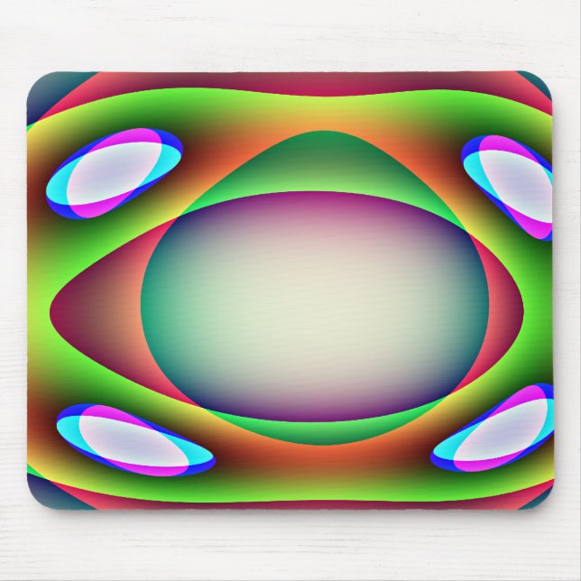 Tapis De Souris Alien vaisseau spatial Mousepad (Devant)