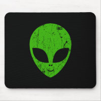 alien vert tête pour science-fiction extraterrestr