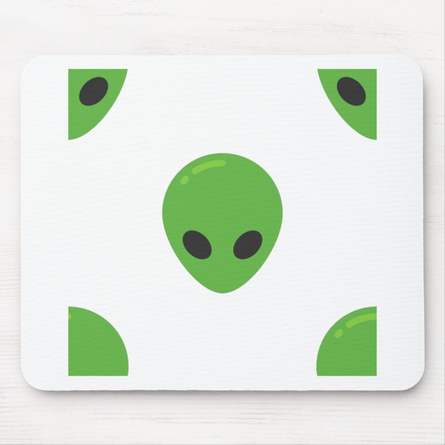 Tapis De Souris aliens émoji (Devant)