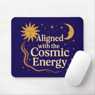 Tapis De Souris Aligné avec l'Énergie Cosmique Boho Céleste