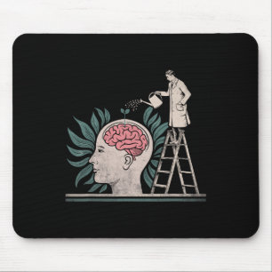 Tapis De Souris Alimentation Cerveau Sensibilisation à la santé me