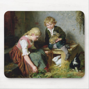 Tapis De Souris Alimentation des lapins