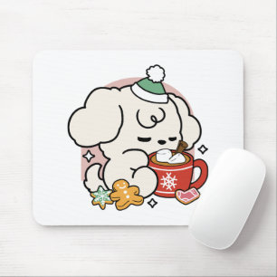 Tapis De Souris Alimenté par le cacao et les Rêves de chiots - Chi