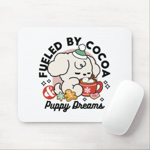 Tapis De Souris Alimenté par le cacao et les Rêves de chiots - Chi