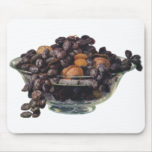 Tapis De Souris Aliments Rétro, Noix et Amandes, Fruits et Noix