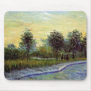 Tapis De Souris Allée dans le parc de Voyer d'Argenson par Vincent