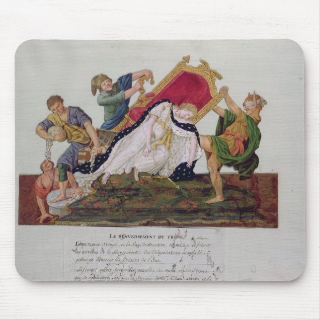 Tapis De Souris Allégorie du renversement du trône (Devant)