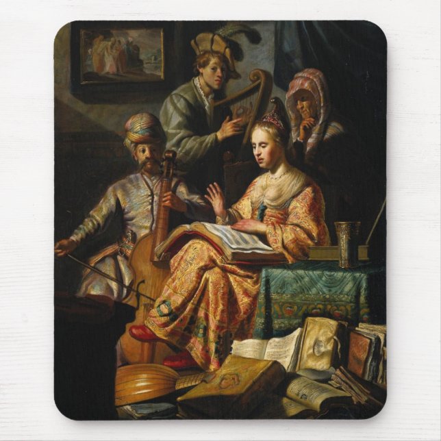 Tapis De Souris Allégorie musicale (Devant)