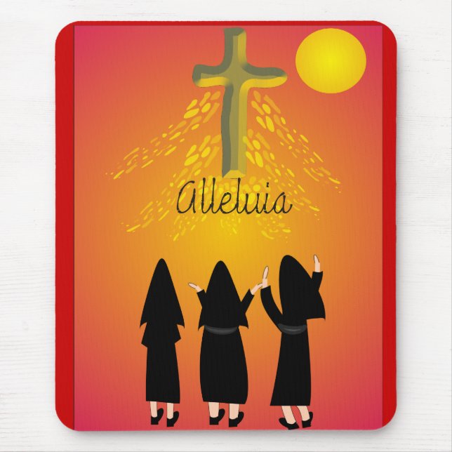Tapis De Souris "Alleluia" Cadeaux religieux catholiques (Devant)