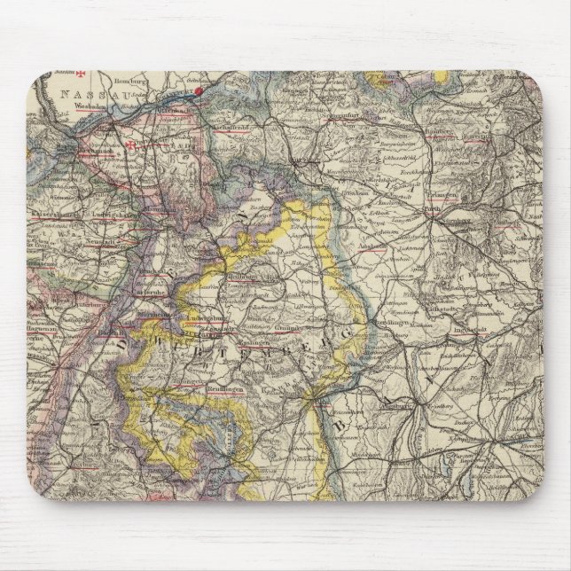 Tapis De Souris Allemagne et Suisse (Devant)